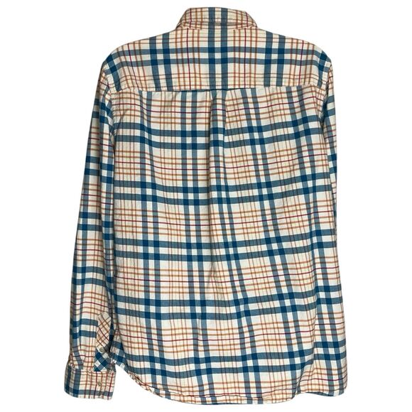 LL Bean Signature Flannel Shirt Womens M Plaid Cabincore Outdoor Lightweight - Picture 4 of 12